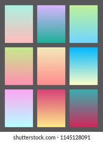 Soft color gradients. Abstract gradient background vector EPS 10