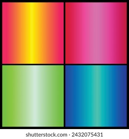 Soft color gradients  background. Vector with modern template with blend shapes
