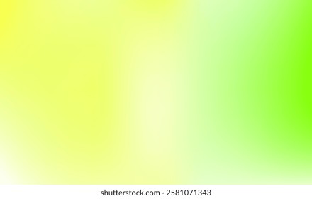 Soft color green and yellow gradient. Vector illustration