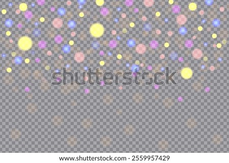 Soft color light effect bokeh 