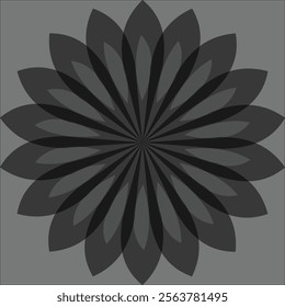 soft color line floral ornament shape background