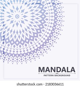 soft color mandala style background