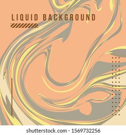 Soft Color Marble, Gold Waves, Liquid Vector Template
