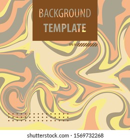 Soft Color Marble, Gold Waves, Liquid Vector Template
