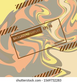 Soft Color Marble, Gold Waves, Liquid Vector Template