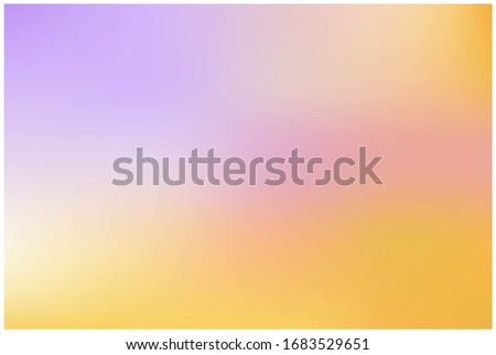 Soft color mesh gradient background. Abstract vector design. Concept for graphic design banner or poster Easy editable soft colored. Vector illustration