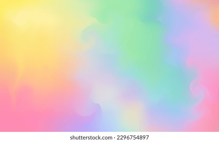 Color pastel suave fondo. Gradiente multicolor de malla suave. Pincel de arte borroso arte mixto