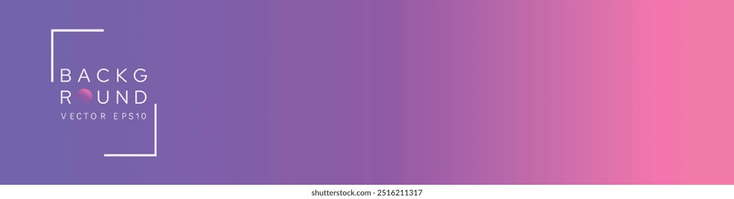 Soft color purple pink geadient background banner cover vector design 