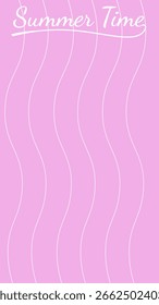 Soft color summer time vertical background with wavy lines. Suitable for events, prints, posters, etc.