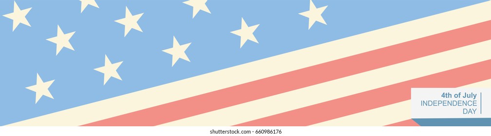 soft color usa flag background
