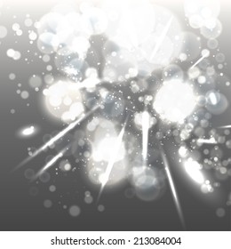 Soft colored abstract background  with bokeh vector