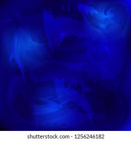 Soft colored abstract background for design. Vector. Ace blue background