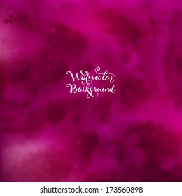 Soft colored abstract background for design. Watercolor texture effect. Eps 10 vector.