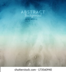 Soft colored abstract background for design. Watercolor texture effect. Eps 10 vector.