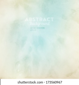 Soft colored abstract background for design. Watercolor texture effect. Eps 10 vector.