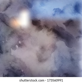 Soft colored abstract background for design. Watercolor texture effect. Eps 10 vector.