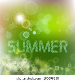 Soft colored abstract background design, Summer