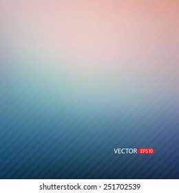 Soft colored abstract background for design. Blurred vector background