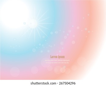 Soft colored abstract background for design. vector illustration   