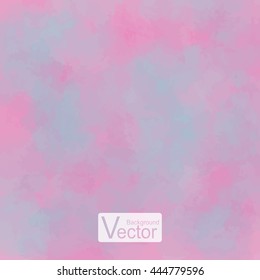 Soft colored abstract background for design. Watercolor texture effect. Eps 10 vector.