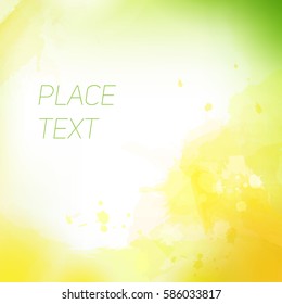 Soft colored abstract background for design. Watercolor texture effect.