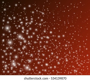 Soft colored abstract background - Festive Christmas elegant abstract background with Glittering stars