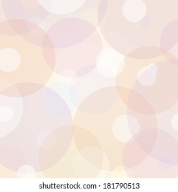 Soft colored abstract background. Vector illustration of pastel circles for design - eps10.