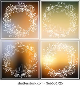 Soft colored abstract floral background for design.Abstract  blurred background with grid.Iced Coffee 