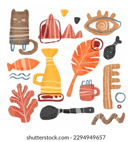 soft colored abstract illustration for decoration