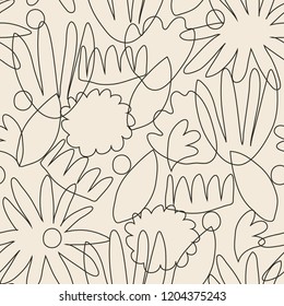 Soft colored fashionable pattern. Vector.