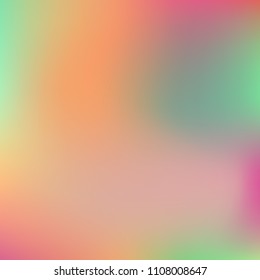 Soft Colored Gradient Background. Abstract creative concept vector multicolored background. For web and mobile applications, art illustration template design, business and social media, decoration.