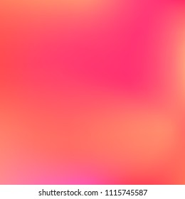 Soft Colored Gradient Background. Abstract creative concept vector multicolored background. For web and mobile applications, art illustration template design, business and social media, decoration.