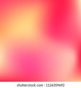 Soft Colored Gradient Background. Abstract creative concept vector multicolored background. For web and mobile applications, art illustration template design, business and social media, decoration.