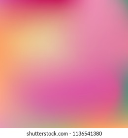 Soft Colored Gradient Background. Abstract creative concept vector multicolored background. For web and mobile applications, art illustration template design, business and social media, decoration.