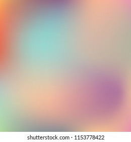 Soft Colored Gradient Background. Abstract creative concept vector multicolored background. For web and mobile applications, art illustration template design, business and social media, decoration.