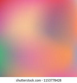 Soft Colored Gradient Background. Abstract creative concept vector multicolored background. For web and mobile applications, art illustration template design, business and social media, decoration.