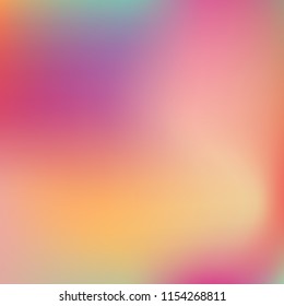 Soft Colored Gradient Background. Abstract creative concept vector multicolored background. For web and mobile applications, art illustration template design, business and social media, decoration.