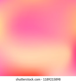 Soft Colored Gradient Background. Abstract creative concept vector multicolored background. For web and mobile applications, art illustration template design, business and social media, decoration.