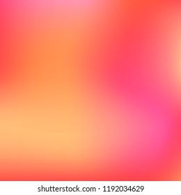 Soft Colored Gradient Background. Abstract creative concept vector multicolored background. For web and mobile applications, art illustration template design, business and social media, decoration.