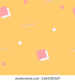 Soft colored memphis pattern design