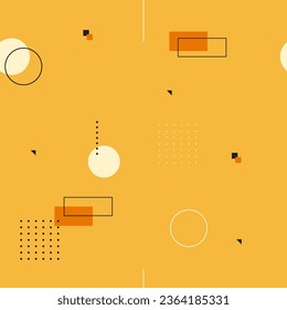 Soft colored memphis pattern design