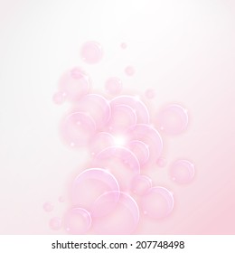 Soft colored pink abstract vector background for design. EPS 10