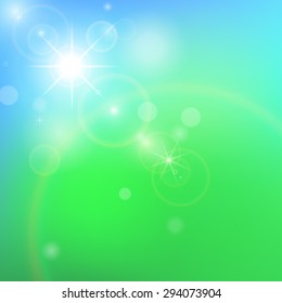Soft colored summer  sky abstract background