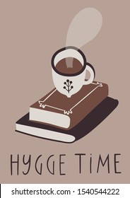 Soft colored winter hugge illustration. Cards, poster, print, sticker design. Scrapbook collection