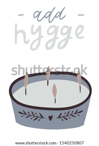 Soft colored winter hugge illustration. Cards, poster, print, sticker design. Scrapbook collection