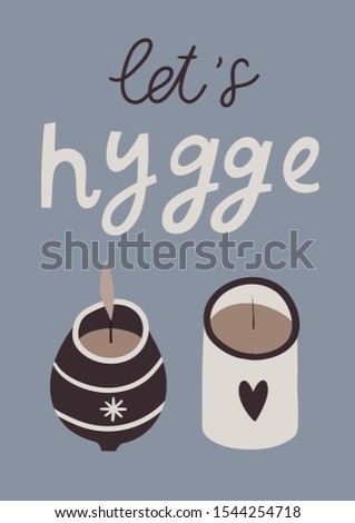 Soft colored winter hugge illustration. Card, poster, print, sticker design. Scrapbook collection
