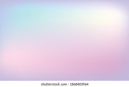 Soft colorful background with gradient pastel color palette. Vector illustration for banner, presentation template, wallpaper, text place and social media. Abstract geometric fashion.