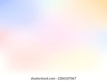 Soft colorful background with a gradient pastel color. Vector illustration for banner, presentation template, wallpaper, text place, and social media.
