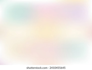 Soft colorful background with a gradient pastel color. Vector illustration for banner, presentation template, wallpaper, text place, and social media.