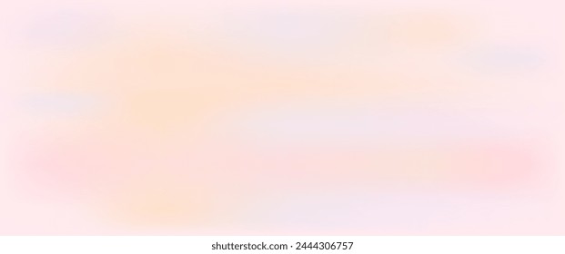 Soft colorful background with a gradient pastel color. Vector illustration for banner, presentation template, wallpaper, text place, and social media.	
